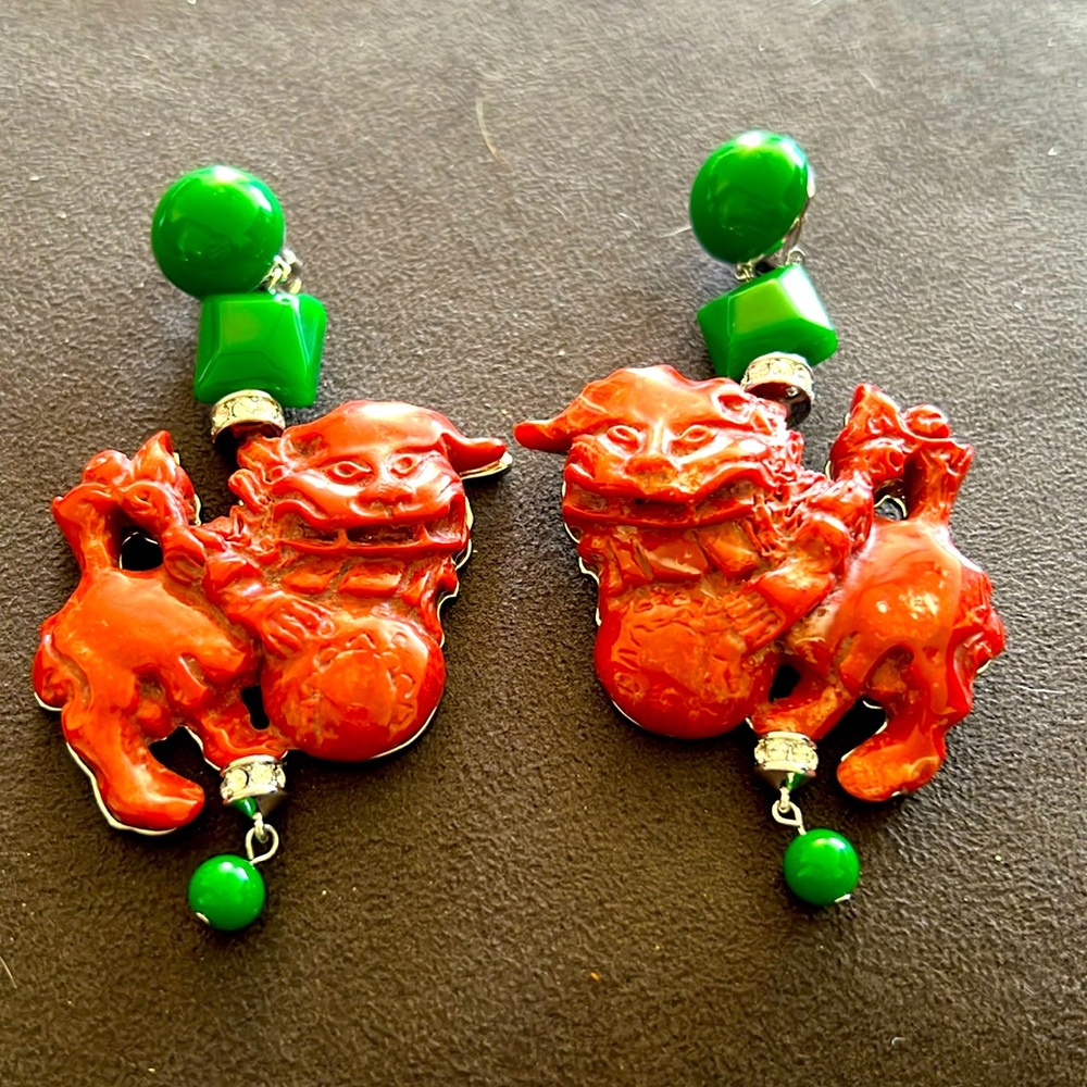 Asian inspired earrings